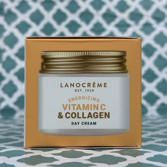 Lanocreme Energizing Vitamin C & Collagen Night Cream 1.76 oz - Picture 4 of 6